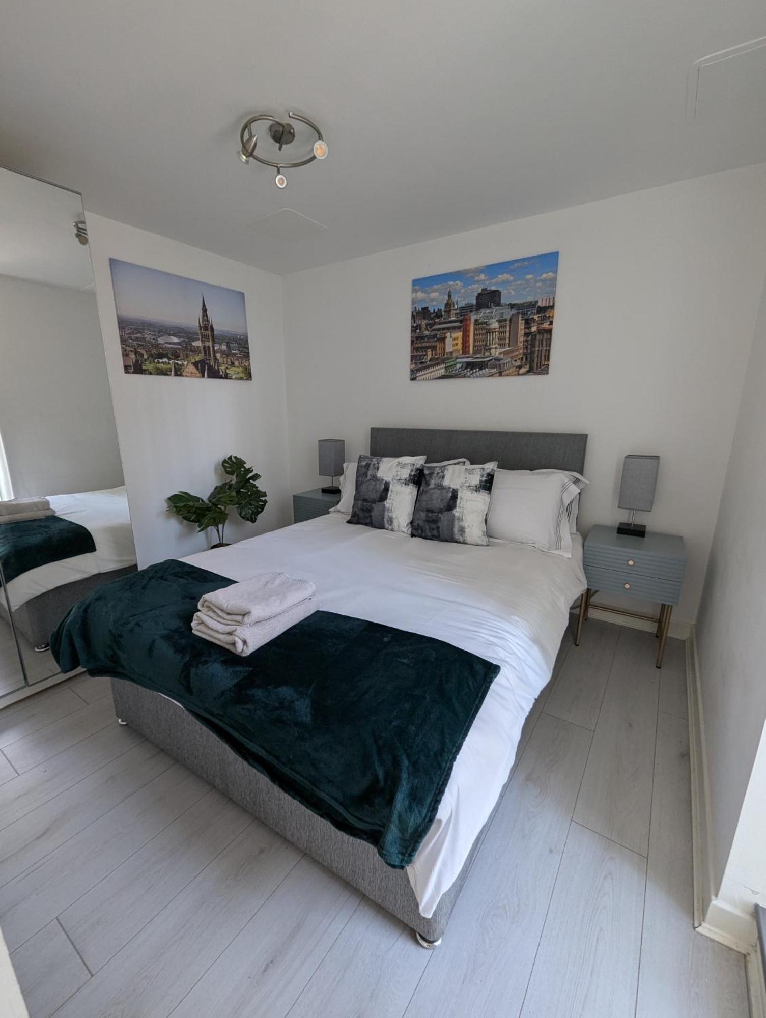 Glasgow City Centre Waterfront Apartment المظهر الخارجي الصورة